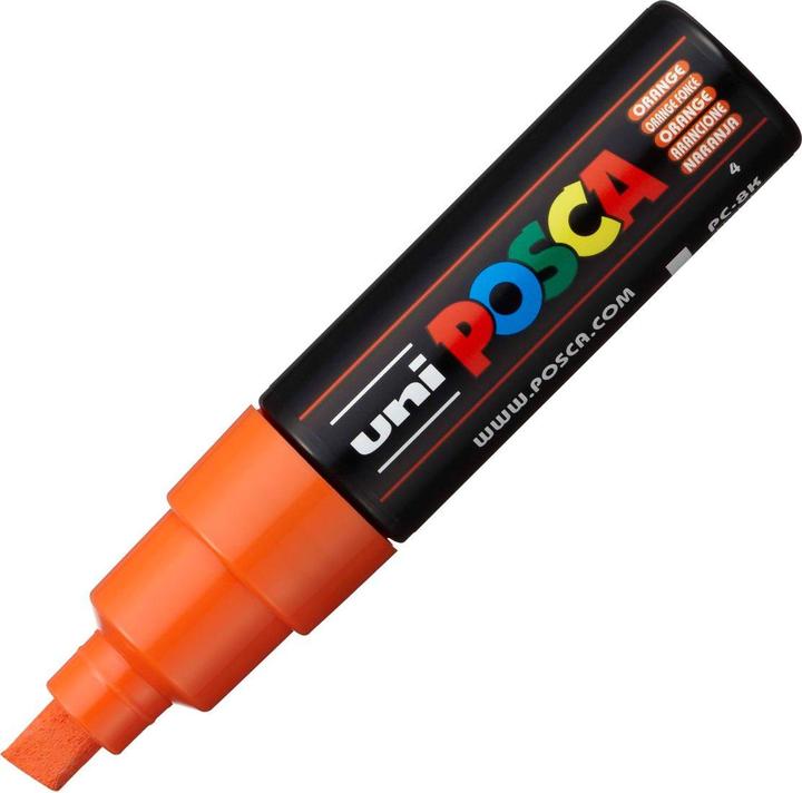Produktbild Posca Marker PC-8K Keilspitze (Orange, 8 mm, 1 x)