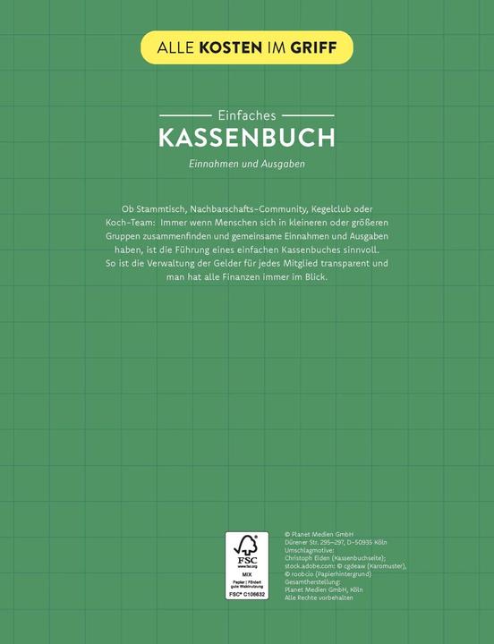 Actual product image Simple cash book (96 x)