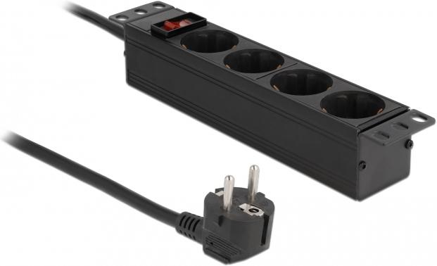 Delock 66817 Spanningsbeveiliging 4 AC-uitgangen 220 (4 x, CEE 7/7, 1.50 m)