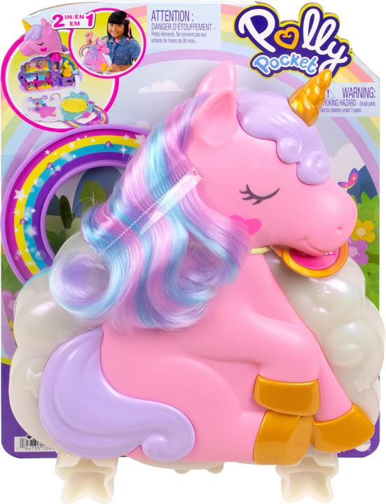 Actual product image Polly Pocket Unicorn Hair Game Box
