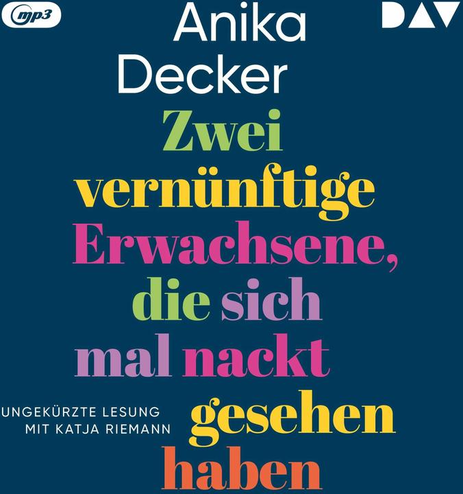 Immagine prodotto Due adulti ragionevoli che si sono visti nudi (Decker Anika, Tedesco)