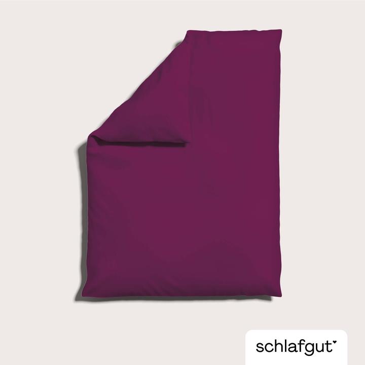 Actual product image schlafgut Woven Satin (Duvet cover, 155 x 220 cm)