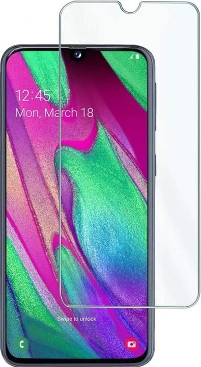 Productafbeelding Screenguard Samsung Galaxy A40 Beschermend Glas/Folie Hoesje Vriendelijk Ontwerp (1 Stuk, Samsung Galaxy A40)