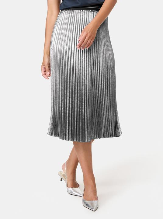 Produktbild Gerry Weber Plisseerock mit Glanzfinish Rock lang weit - 63906 (40)