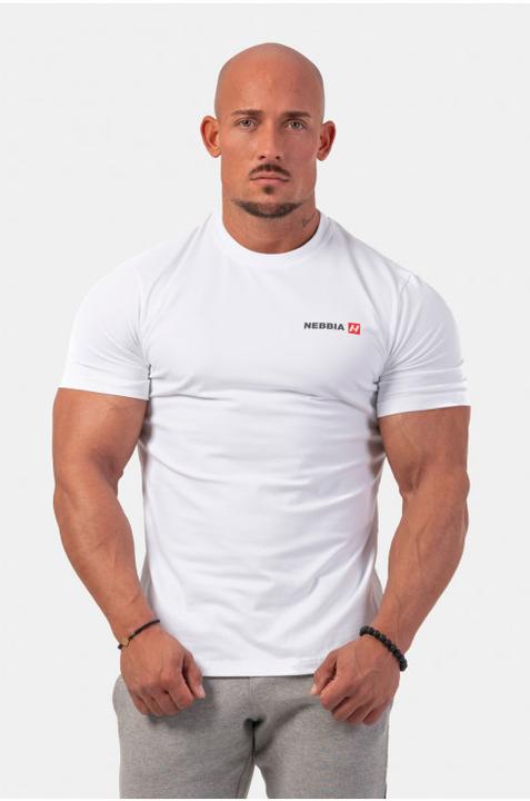 Nebbia Minimalist Logo T-Shirt 291 White (XL)