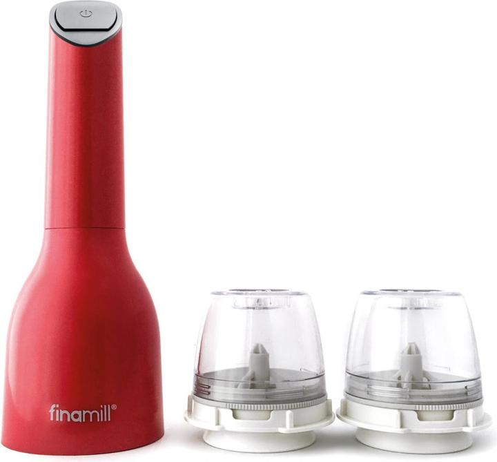 Produktbild FinaMill One sangria mit zwei FinaPod Pro Plus Batteriebetrieben (Salz)