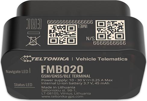 Immagine prodotto Teltonika FMB020 Localizzatore GPS Auto Nero
