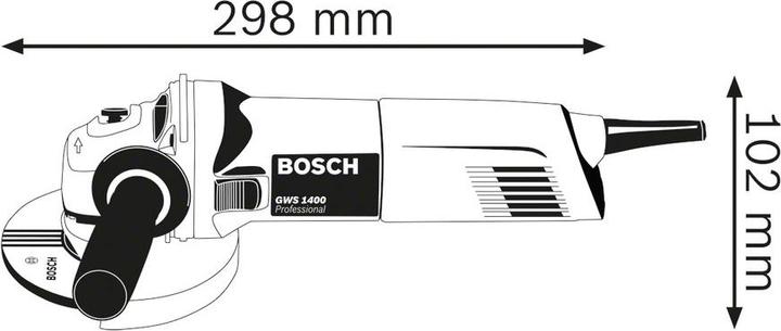 Image du produit Bosch Professional Gws 1400 (125 mm)