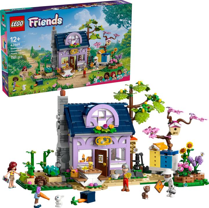 Produktbild LEGO Haus und Blumengarten der Imker (42669, LEGO Friends)