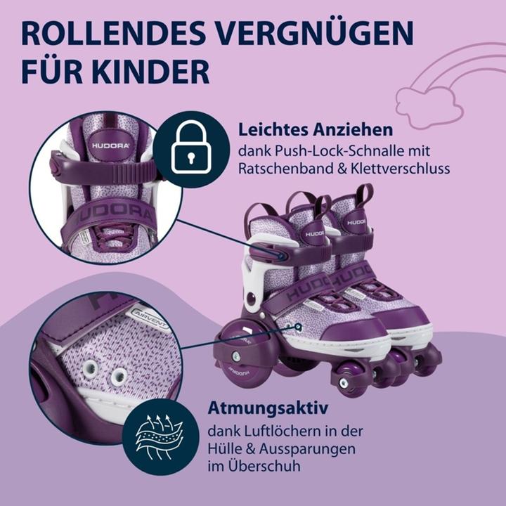 Produktbild Hudora HDO Rollerskates My First Quad 26-29 vt 22061 (28)