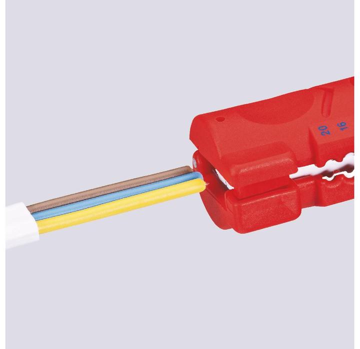 Image du produit Knipex Outil à dégainer pour câbles plats et ronds (125 mm)