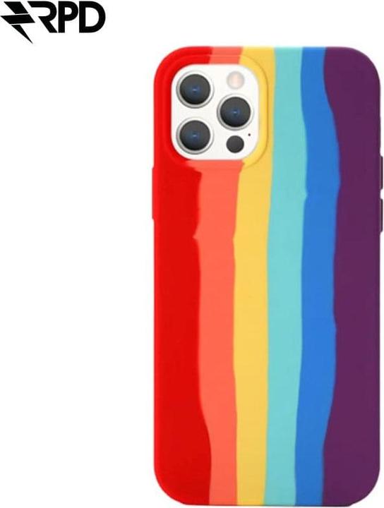Actual product image RPD iPhone 12 Pro Max - Silicone Case Rainbow - Regenbogen-Muster (Apple iPhone 12 Pro Max)