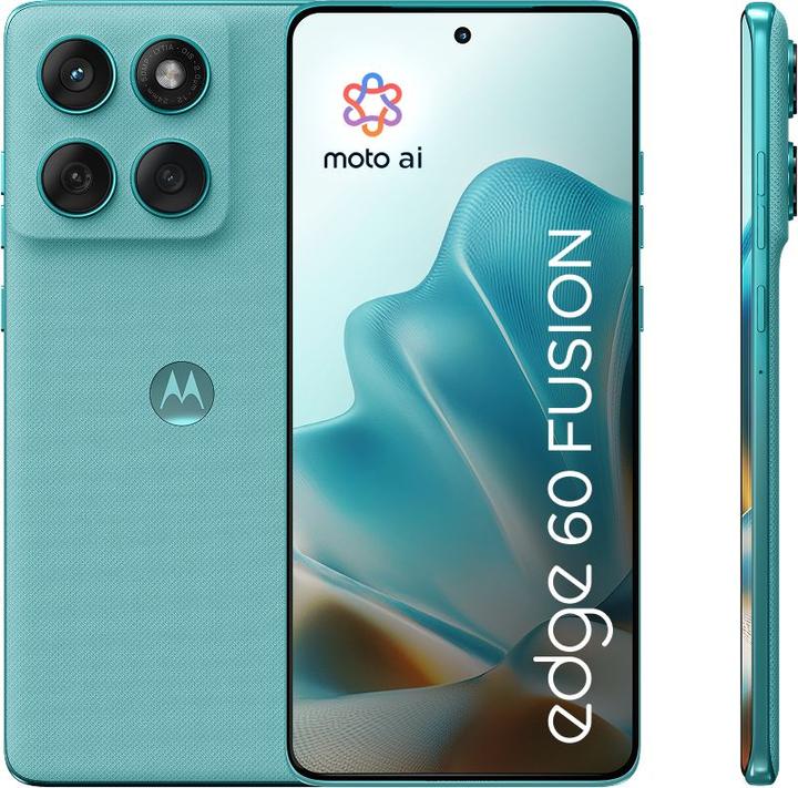 Produktbild Motorola Edge 60 Fusion (256 GB, Amazonite, 6.67", Dual SIM, 50 Mpx, 5G)