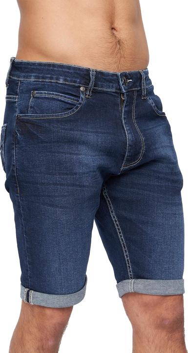 Actual product image Crosshatch Mens Tonwin Denim Embossed Shorts (34)