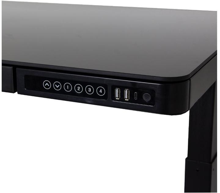 Image du produit Contini Table de bureau réglable en hauteur (120 x 60 x 76 cm)