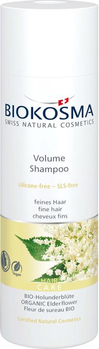 Biokosma Volume & Shine Holunderblüten (200 ml, Flüssiges Shampoo)