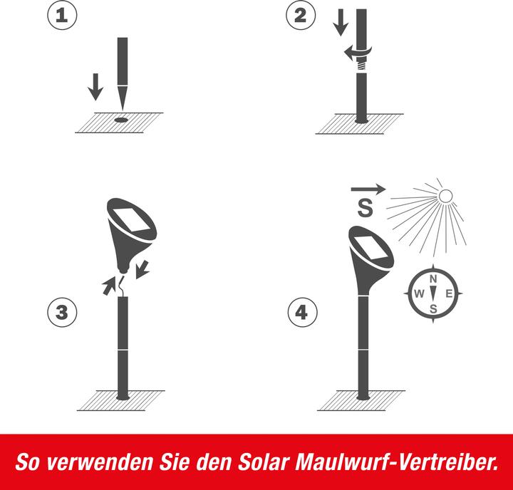 Produktbild Super Cat Solar-Maulwurf & Wühlmaus -Vertreiber SUPERCAT