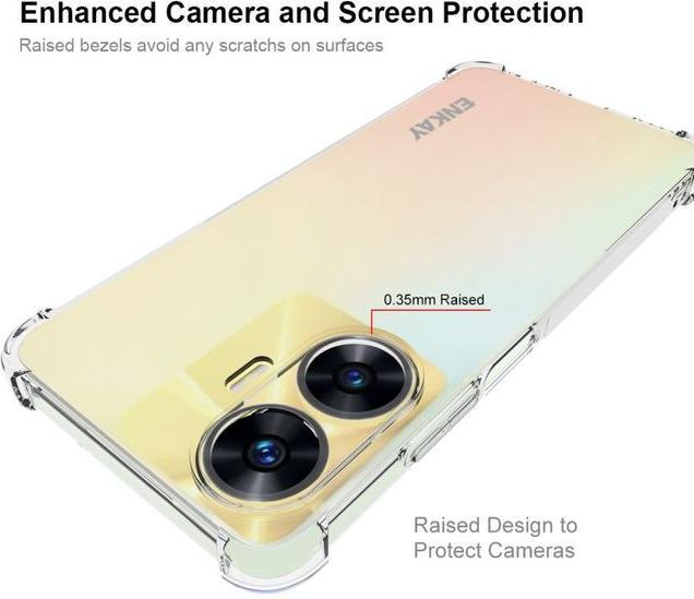 Actual product image Enkay Air-Cushion Case Series Softcase (Realme C55)