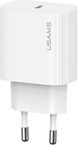 Immagine prodotto Usams Ład. siec. 1xUSB-C T65 PD20W PD Ricarica rapida US-CC226 + cavo USB-C/USB-C US-SJ711 60W biały/
