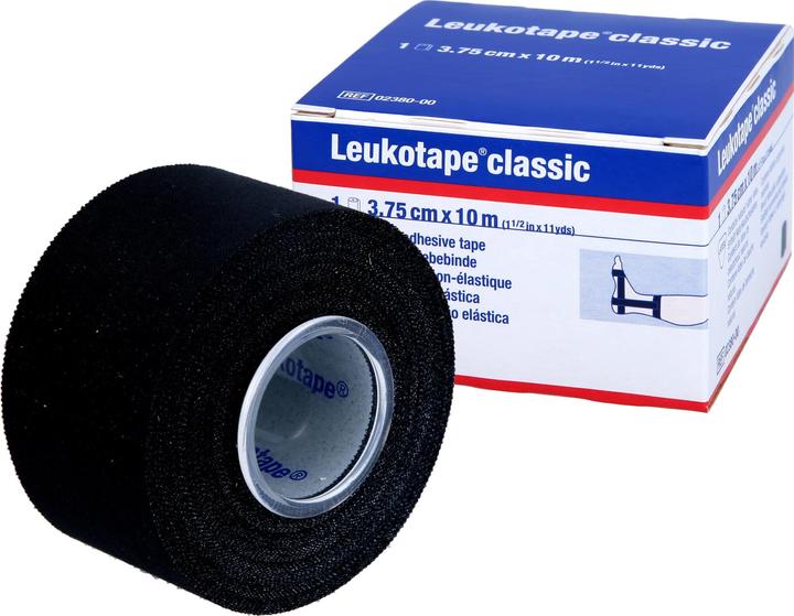 Produktbild BSN classic Pflasterband 10mx3.75cm schwarz (1 x)
