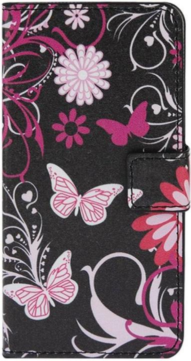 Actual product image König Design Protective cover mobile phone case (flip landscape) for mobile phone Wiko Highway Signs Butterflies (Wiko Highway Signs)