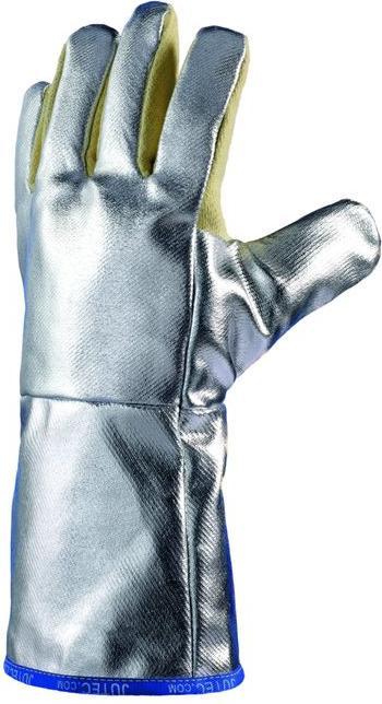 Produktbild Jutec Hitzeschutzhandschuhe 5-Finger Universalgrösse natur/silber m.alumin.Preox-Aramid (10)