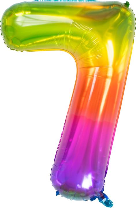 Palloncino in foil Yummy Gummy Rainbow numero 7