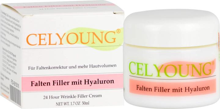 Produktbild Celyoung Falten Filler mit Hyaluron Creme, 50 ml Creme (50 ml, 24h Creme)