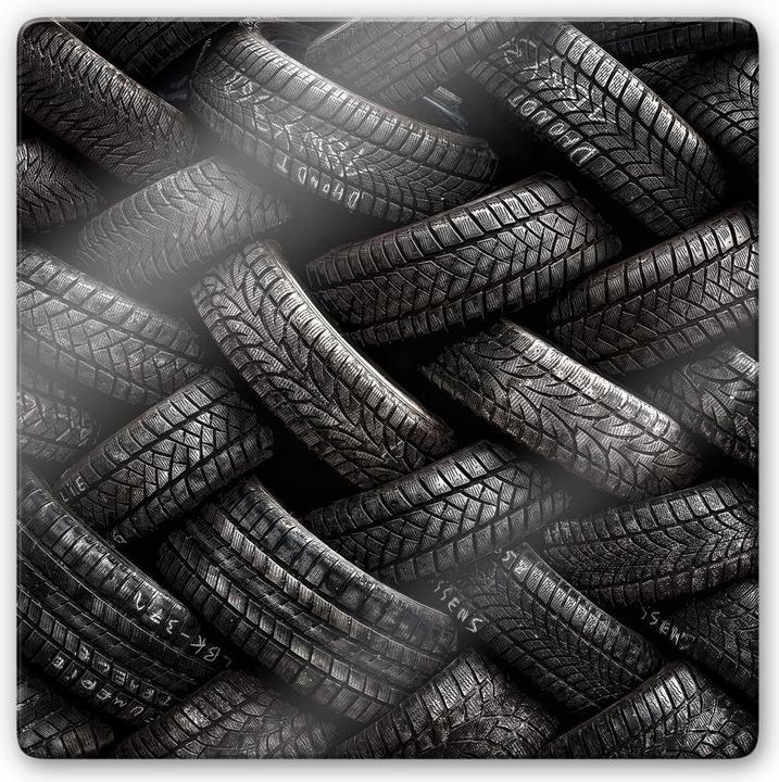 Image du produit Trenddeko Flour - Pneus (30 x 30 cm)