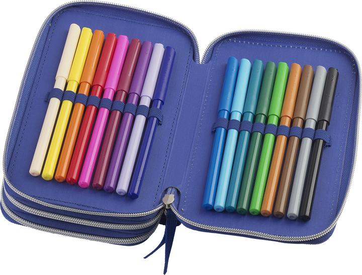 Actual product image Faber-Castell Triple Decker pencil case dinosaur (573041)
