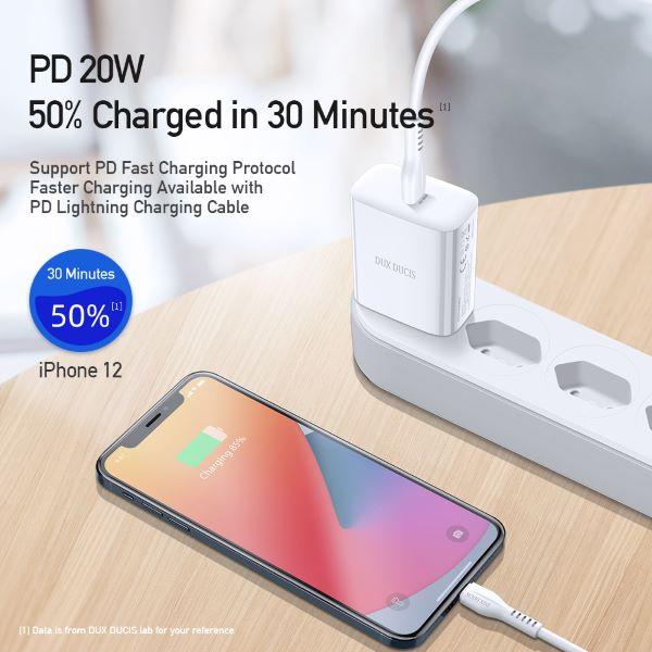 Image du produit Dux Ducis Chargeur de distribution d'énergie C60 (20 W)