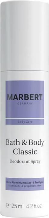Actual product image Marbert Bath & Body Classic Deodorant Spray 125ml (Spray, 125 ml)