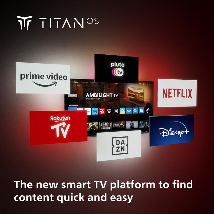 Produktbild Philips The One (55") 4K Ultra HD Smart TV Wi-Fi Anthracite, Grey (55", LED, 4K, 2023)