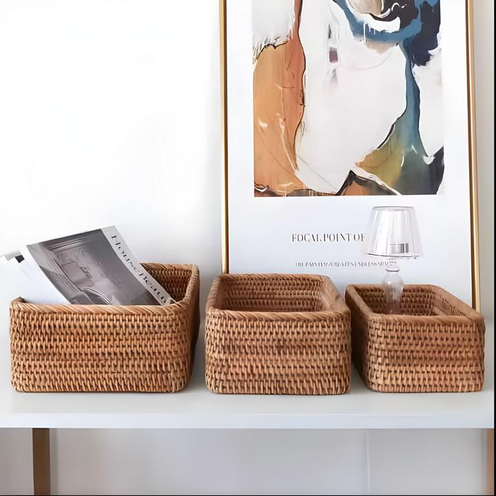 Produktbild Bins and Boxes Rattan (1 x, 25.5 x 16 x 9.5 cm)