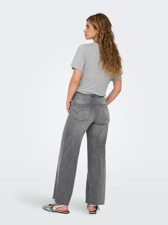 Produktbild Only ONLANN-MADISON Hohe Taille Verkürzt Jeans Jeans mit weitem Bein (32)
