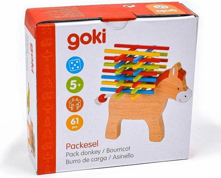 Produktbild Goki Balance Spiel Pack Mule (Deutsch, Italienisch, Französisch, Englisch)