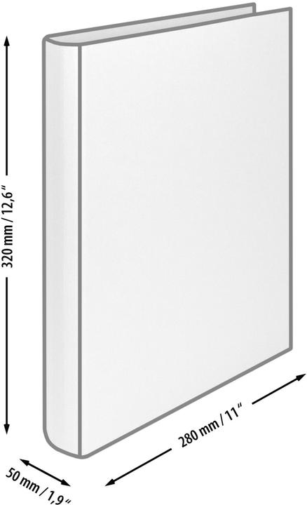 Produktbild Rössler Ringbuch Soho powder (A4, 1 Stück)