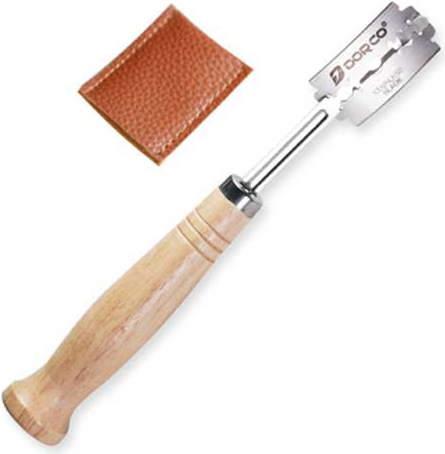 miniSchoggi Holz-Bäckermesser mit austauschbarer Klinge