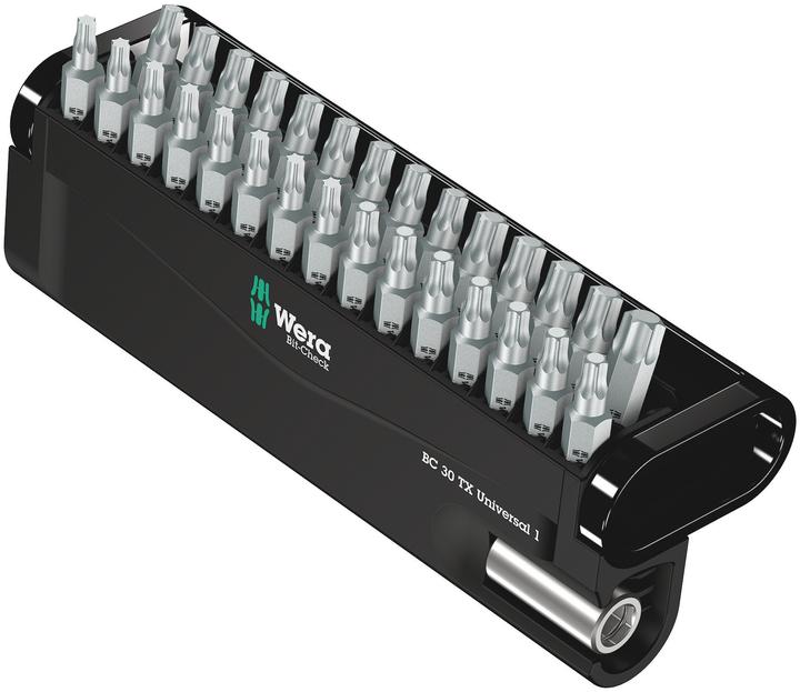 Produktbild Wera Bit-Check 30 TX Universal 1 (Innensechsrund TX M10, Innensechsrund TX M15, Innensechsrund TX M20, Innensechsrund TX M30, Innensechsrund TX M25, Innensechsrund TX M40)