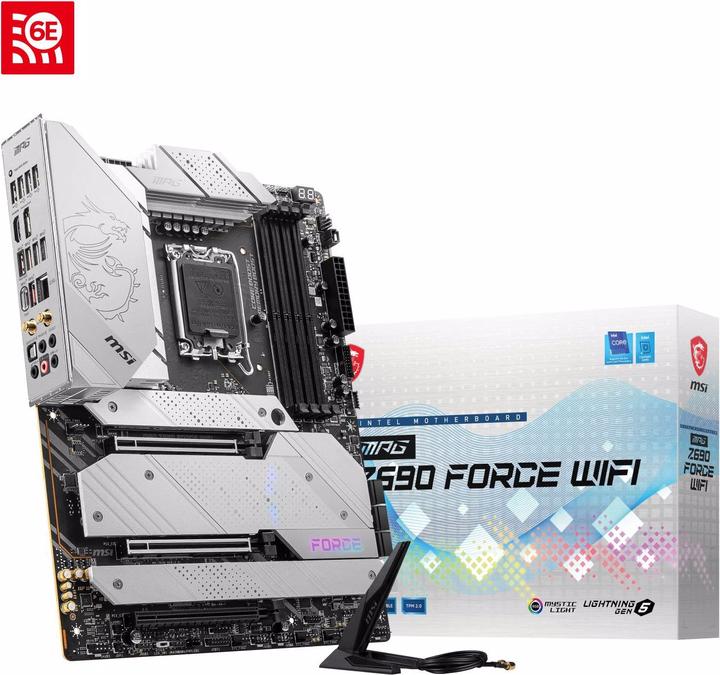 Image du produit MSI MPG Z690 Force Wifi (LGA 1700, Intel Z690 (DDR5), ATX)