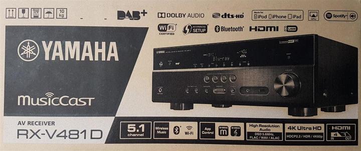 Actual product image Yamaha Rx-V481dab+