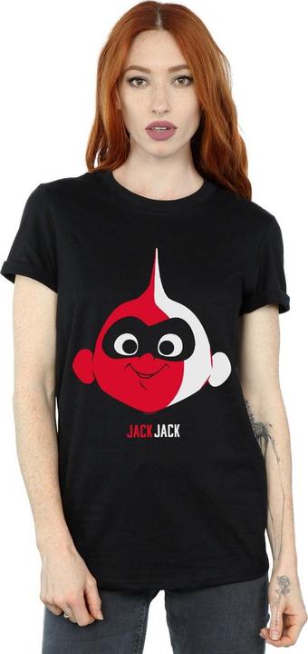 Actual product image Disney Womens/Ladies Incredibles 2 Incredible Baby Cotton Boyfriend T-Shirt (L)