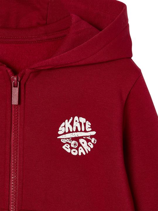 Image du produit Vertbaudet Jungen Kapuzensweatjacke BASIC mit Recycling-Polyester (92)