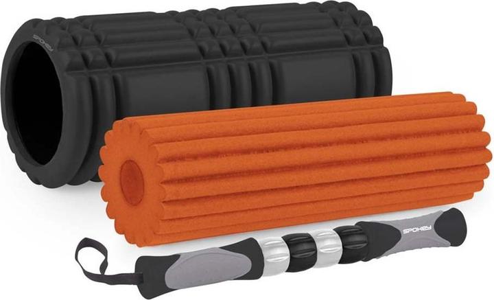 Spokey Mixroll Walze 3in1 orange-schwarz 928939