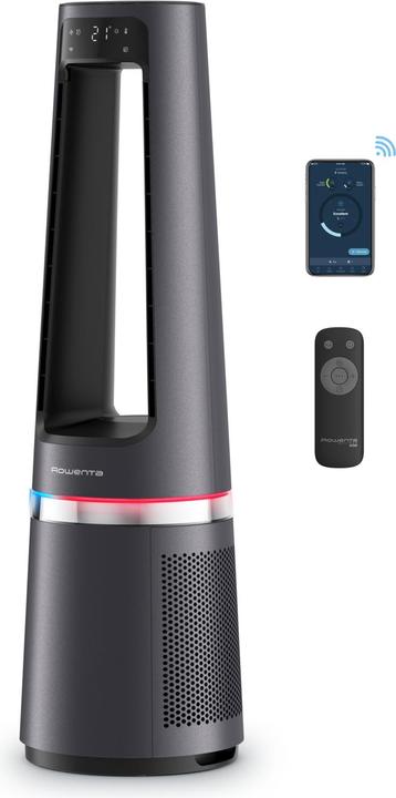 Rowenta QU5072 Eclipse Connect 3-in1 Luftreiniger schwarz 2000 W (50 m²)
