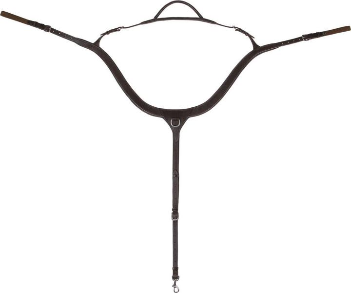 Qhp Jagdhalsband für Pferde mit Griff