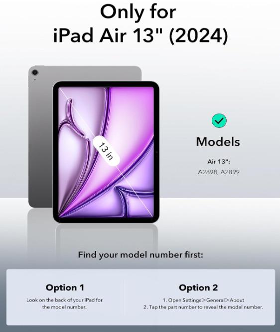 Produktbild ESR Rebound Hybrid (iPad Air 13 2024 (M2))