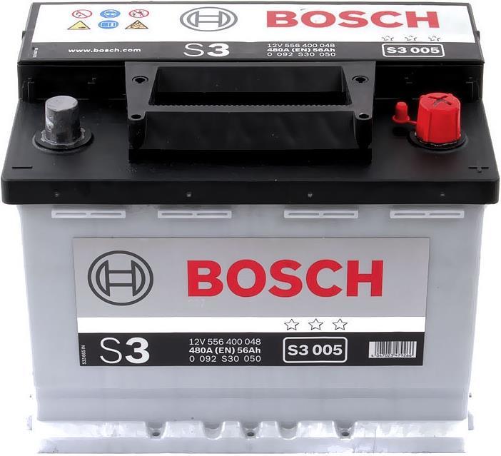 Actual product image Bosch Automotive S3 005 (12 V, 56 Ah, 480 A)