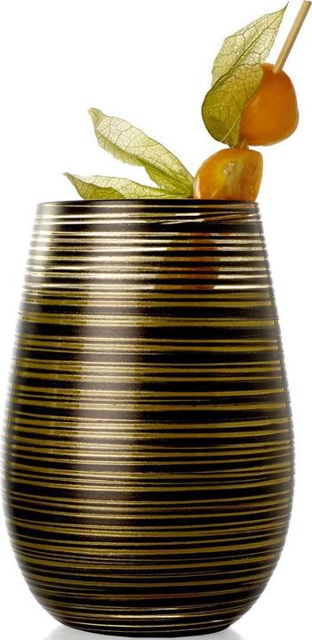 Image du produit Stölzle Twister meets Elements Longdrinkbecher 465ml, Schwarz-Gold (0.47 l, 1 x)