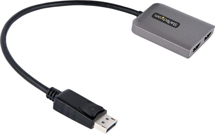 Actual product image StarTech com Displayport MST Hub auf Dual HDMI 4K 60Hz - DP 1.4 Multi Monitor Adapter/Multi Stream T (4.30 cm)